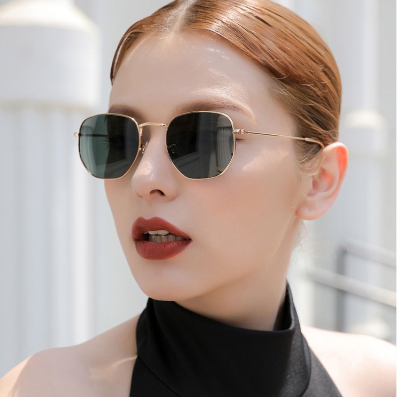 Vintage Fashion Streetwear - Runde Punk-Sonnenbrille für Männer, Luxusmarken-Designer Retro-Sonnenbrille