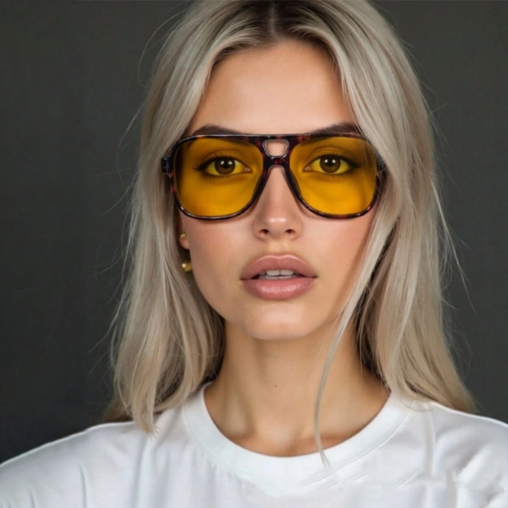 Vintage Fashion Streetwear - Neue Vintage-Klassiker-Designer-Doppelbrücken-Piloten-Sonnenbrille für Damen und Herren,