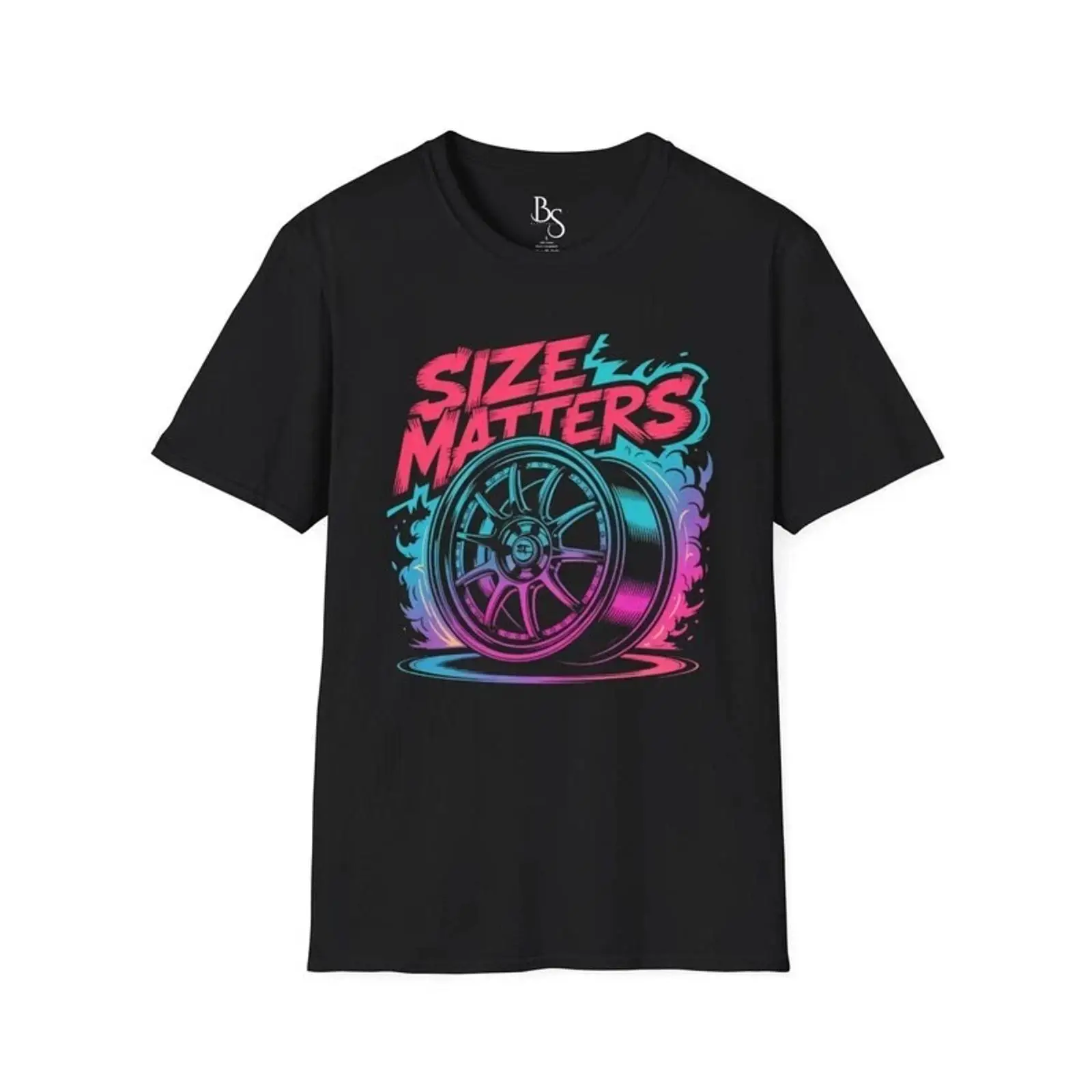 Vintage Fashion Wheel - Size Matters T-Shirt Auto-Rad Streetwear JDM-Stil