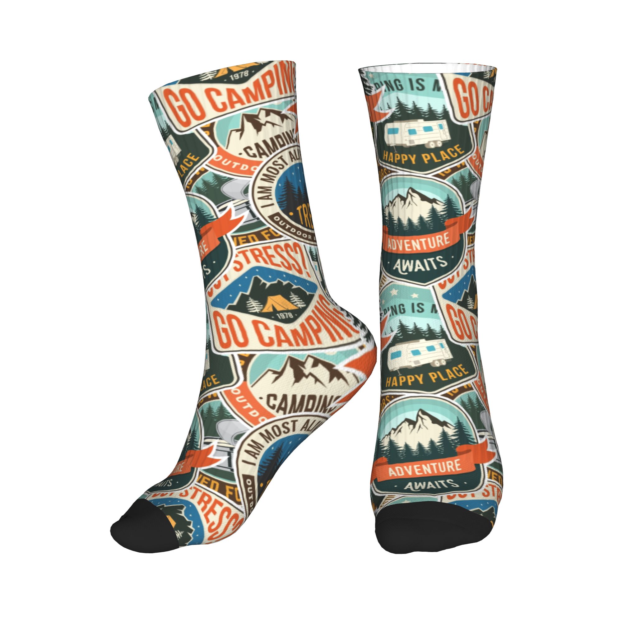 Vintage Fashion Dresses - Modische Herren-Socken im Vintage-Stil mit Mountain