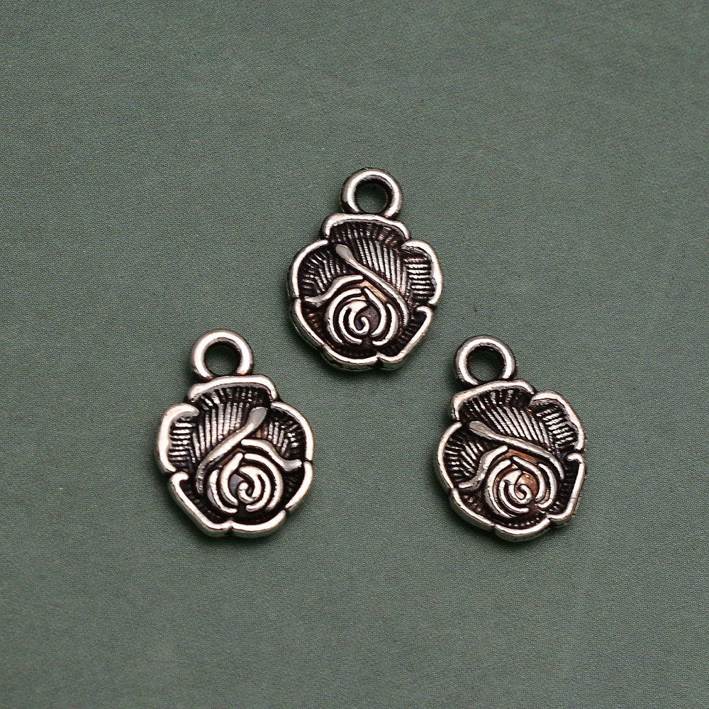 Vintage Fashion Finds - 30 teile/los-10x13mm Antik Silber Überzogene Mini