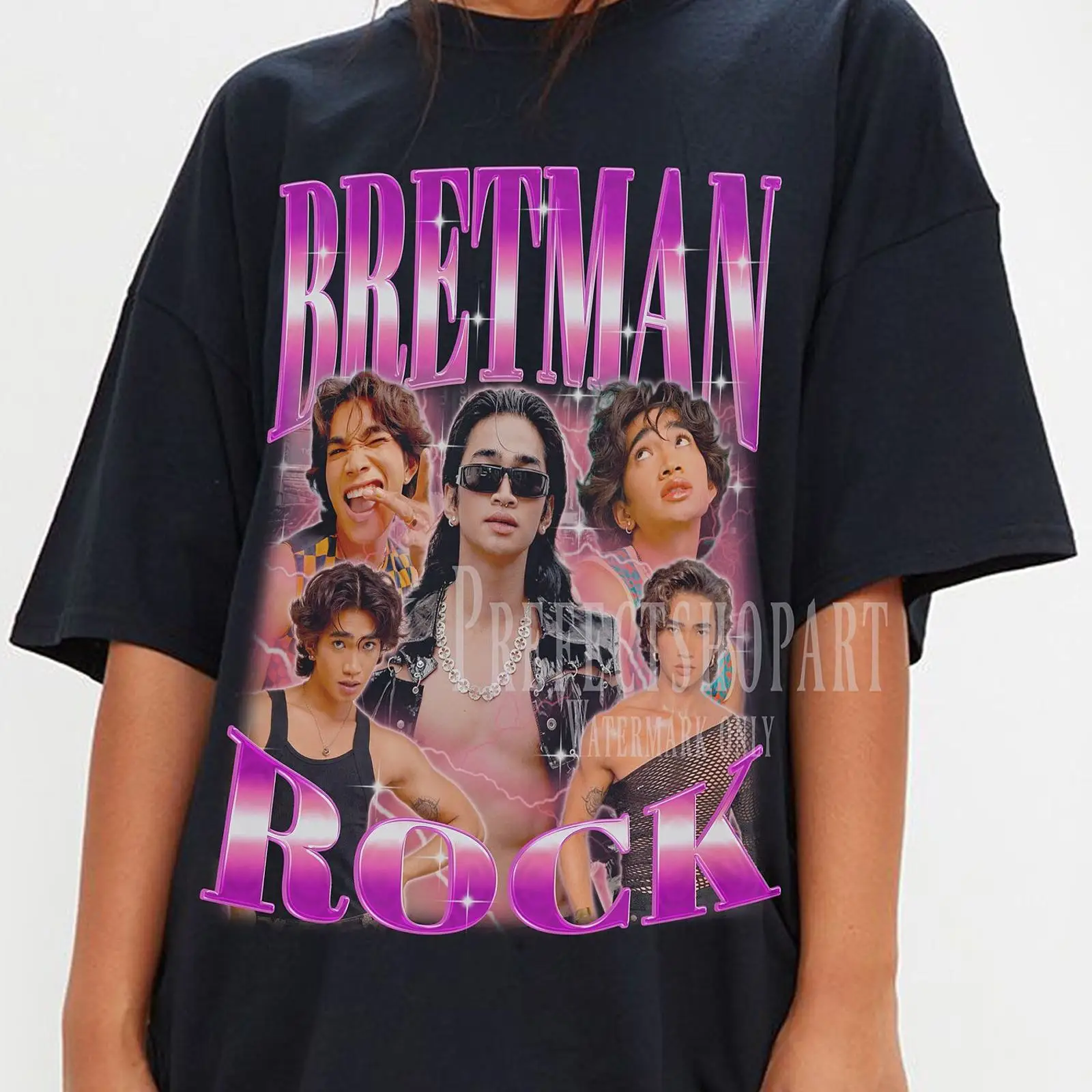 Vintage Fashion Influencers - Bretman Rock Retro T-Shirt Vintage Influencer