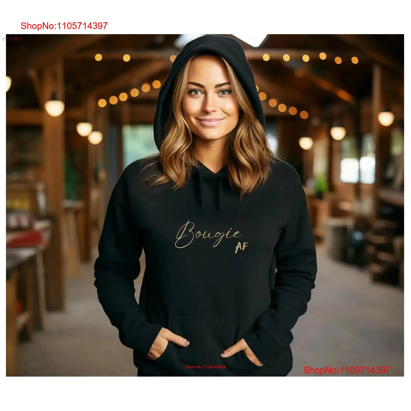Vintage Fashion Influencers - Bougie AF T-Shirt Glamouröser Mode-Influencer-Stil für