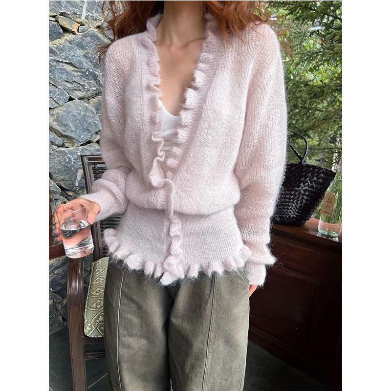 Koreanischen Stil V-ausschnitt – Crop Cardigan Vintage Bewertung und Preis