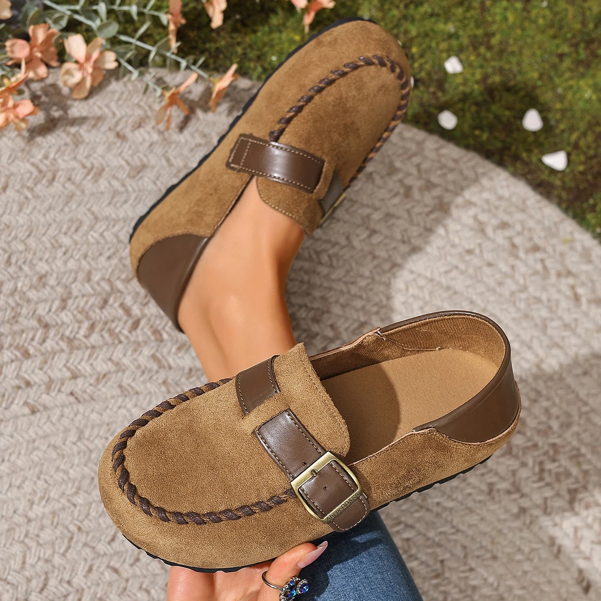 Sommerliche Damen-Slipper mit  – Vintage Fashion Rome Bewertung und Preis