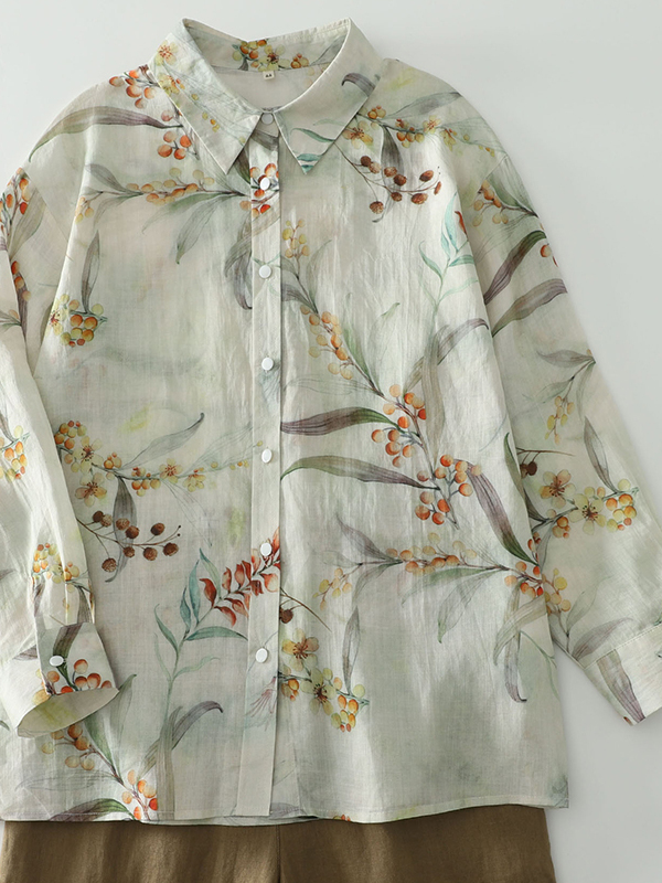 Lockeres Langarm-Damenhemd mit – Vintage Fashion Influencers Bewertung und Preis