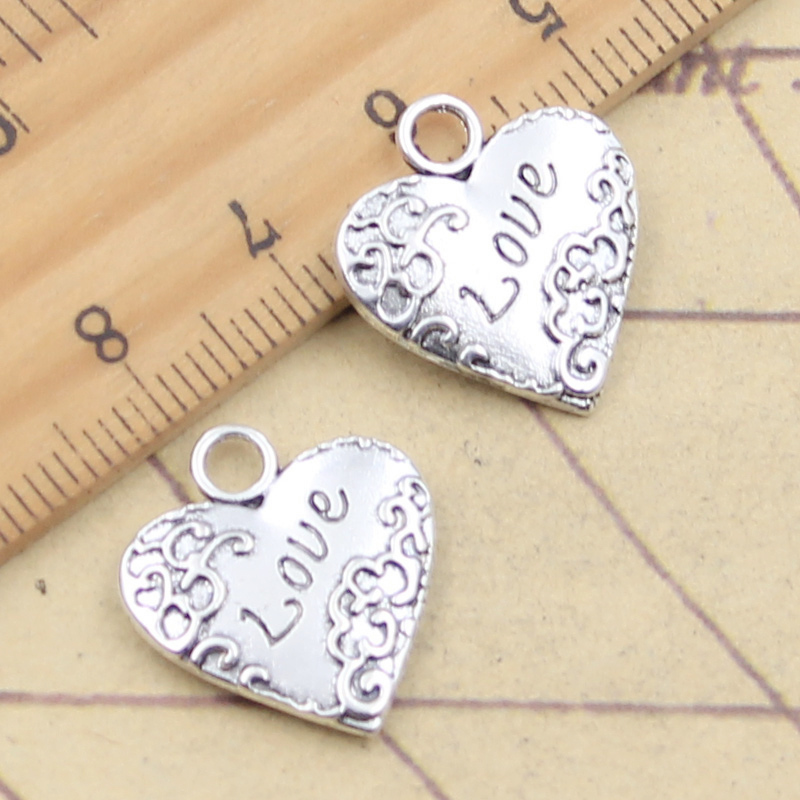 10 Stück Charms Herz Liebe 19x – Vintage Fashion Finds Bewertung und Preis