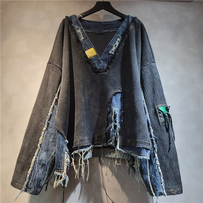 WTHT Mode frauen Gespleißt Den – Vintage Fashion Influencers Bewertung und Preis