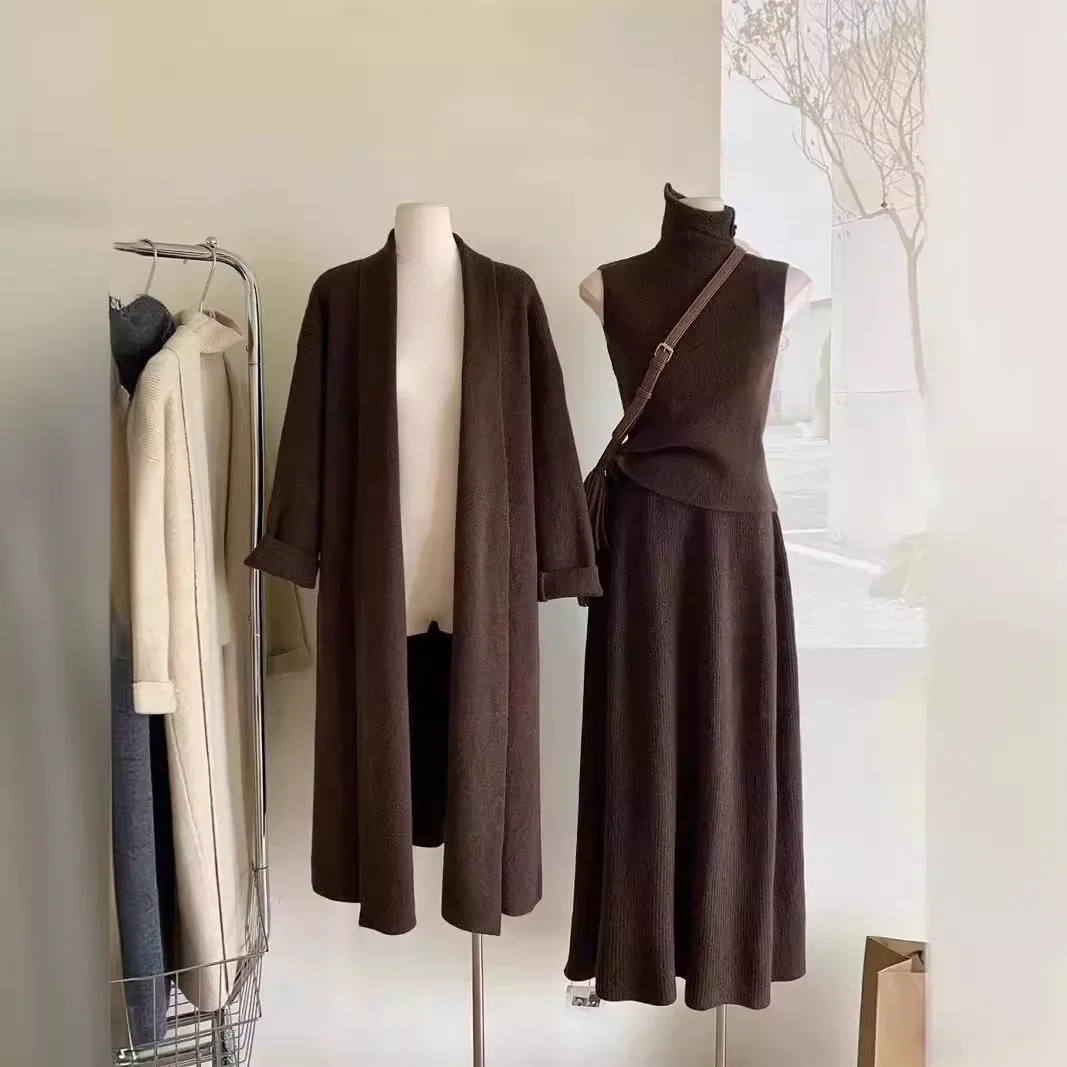 Dreiteilige Sets für Damen, la – Crop Cardigan Vintage Bewertung und Preis