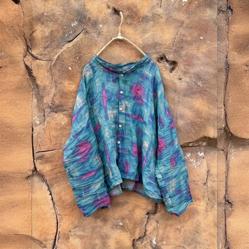 Ramie Lange Ärmel Floral Bedru – Crop Cardigan Vintage Bewertung und Preis