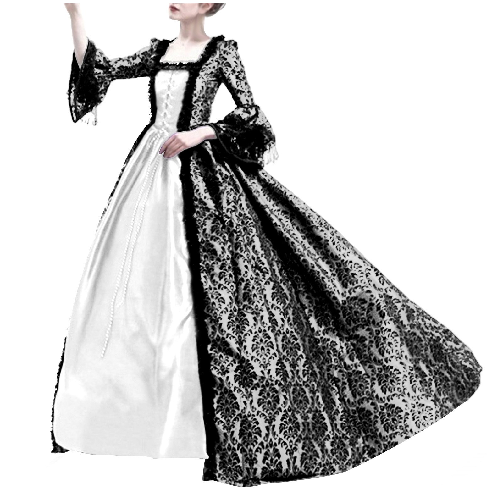 Halloween Cosplay Palast-Kostü – Vintage Fashion Dresses Bewertung und Preis